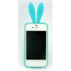  Super Cute Bunny Cover Case for Iphone4 Cell Phones 
