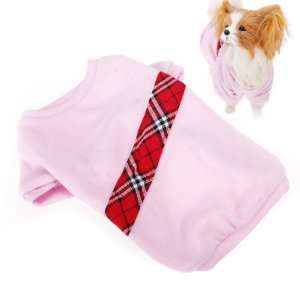  Pet Dog Spring Coat Clothes Apparel Size M   Pink: Pet 