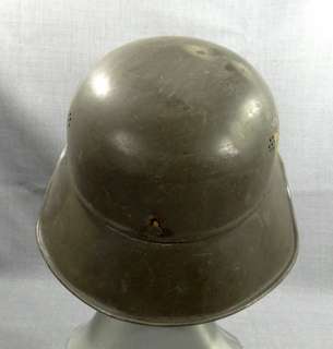 WWII GERMAN ARMY LUFTSCHUTZ MILITARY STEEL COMBAT HELMET HAT M42 M1942 