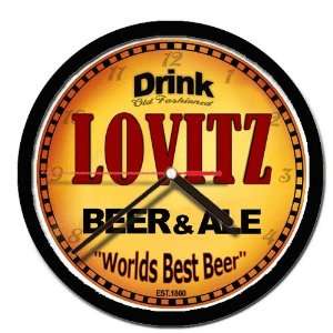  LOVITZ beer and ale cerveza wall clock: Everything Else