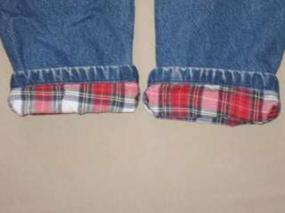Mens 38x30 Guide Gear flannel lined denim jeans (tag = 40x32)  