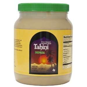 Tahini Paste   100% Pure   1 jar, 4 lbs:  Grocery & Gourmet 