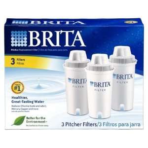  Brita Pitcher Filters 3 ct (Pack of 2) Health & Personal 