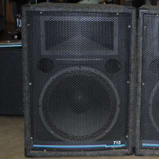 Here are a set of Sonic T15 PA speakers in used but great condition 
