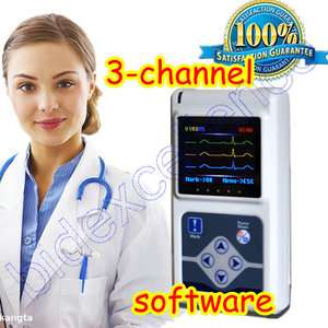 channel ECG Holter System/Recorder Monitor ​+Free Analyzer 
