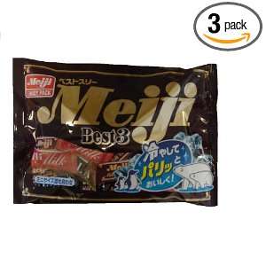 Meiji Choco Best 3, 7.37 Ounce Bags: Grocery & Gourmet Food