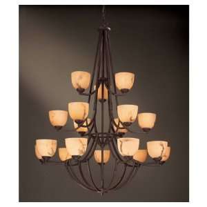  Minka Lavery 1689 14, Calavera Alabaster 3 Tier Chandelier 