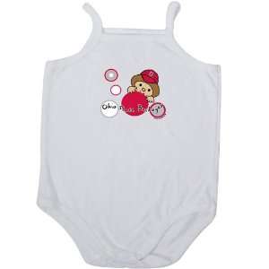  Buckeyes White Infant Bubble One Piece Tank Top