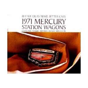  1971 MERCURY STATION WAGON Sales Brochure Book Automotive