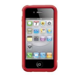  SwitchEasy TRIM Hybrid Case for iPhone 4 (Red) (Fits AT&T 