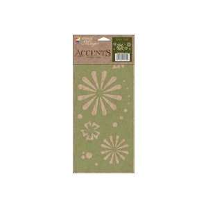   Stencil Magic Accents 6x13.25 daisy Swirl 3 Pack: Home & Kitchen