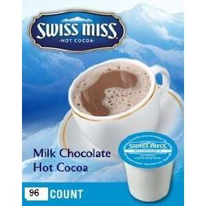 Swiss Miss Milk Chocolate Hot Cocoa (4 Boxes of 24 K Cups)  
