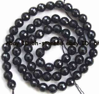 6mm brazil Onyx Round Faceted Beads 15  