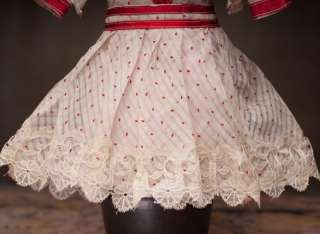 Antique Original DRESS & CHEMISE for French Bebe or German doll 17 