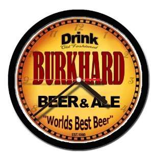  BURKHARD beer and ale cerveza wall clock: Everything Else