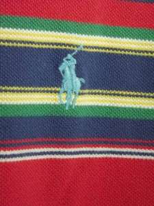 NWT POLO RALPH LAUREN 3XLT/3XGT SS TALL Brick Red with Multi Color 