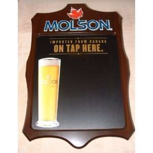  Molson Beer Chalkboard for Bar Pub 26 X 17 Everything 