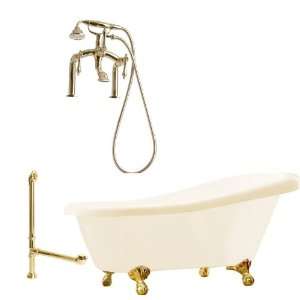   MB B Newton Deck Mounted Faucet Package Soaking Tub: Home Improvement