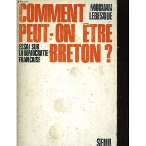   Essai Sur La Democratie Francaise Morvan (1911 1970) Lebesque Books
