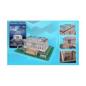  Lincoln Memorial 3D Puzzle 42 Pieces Toys & Games