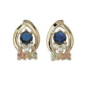  & Diamond Black Hills Gold Earrings made of 10k Gold from Black 