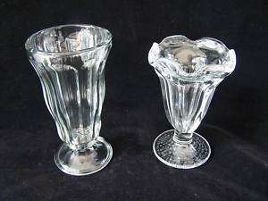 Old Fashioned Sundae Fountain Glass in 2 styles  