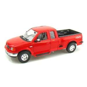   Ford F 150 Flareside Super Cab Pick Up Truck 1/18 Red: Toys & Games