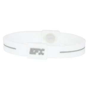  EFX Silicone Sport Bracelet, 7 Inch, White/Cool Grey 