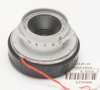 Leica Post Lens 15,6/2,8 cm Summaron for MD Post Leica  