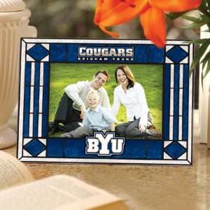   NCAA BYU Cougars Glass Mosaic Picture Frame: Home & Kitchen