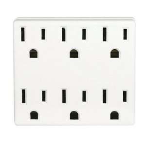   each: Leviton 6 Outlet Adapter (C22 6ADPT 00W): Home Improvement