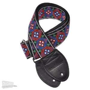    Souldier Guitar Strap   Blue & Red Honeycomb: Musical Instruments