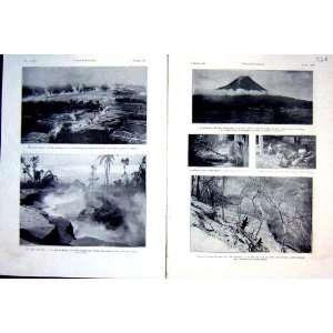  Merapi Volcano Eruption Lava French Print 1931 Mount