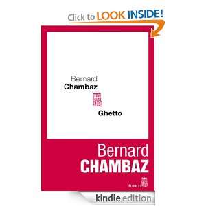 Ghetto (CADRE ROUGE) (French Edition) Bernard Chambaz  