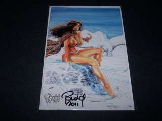 SIGNED BUDD ROOT CAVEWOMANSNOW #2 SE/750 VERY HOT 18+  