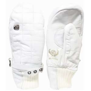  Defcon WMNS Hampton Mittens : Silo White Small: Sports 