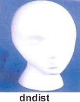 Styrofoam Mannequin Head Styro Foam Wig Mask Hat Form  