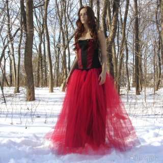 from the box have fun gothic floor length tutu skirt