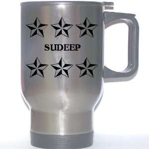  Personal Name Gift   SUDEEP Stainless Steel Mug (black 