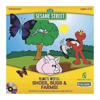 Sesame Street Elmos World Shoes Bugs Farms PC Mac New  