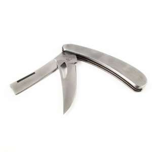  Dual Blade Emergency Shave Folding Pocket Knife   Shaving Blade 