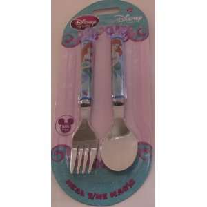  Little Mermaid Meal Time Magic Flateware Spoon and Fork 