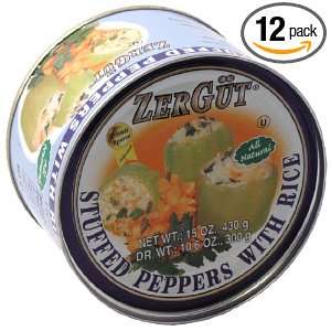 Zergut Stuffed Peppers, 15 Ounce Cans (Pack of 12):  