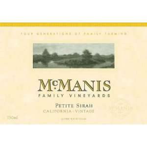  McManis Family Vineyards Petite Sirah 2010: Grocery 