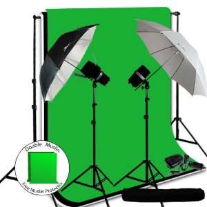 Watt Photo Studio Monolight Flash Lighting Kit   2 Studio Flash/Strobe 