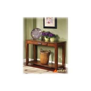  Ashley Collection Sofa Table Warm Spice: Home & Kitchen