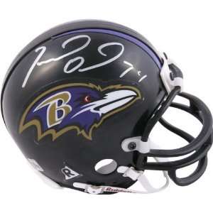 Michael Oher Baltimore Ravens Autographed Mini Helmet:  