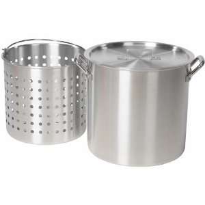   Outdoor Gourmet 36 qt. Aluminum Pot with Strainer: Sports & Outdoors