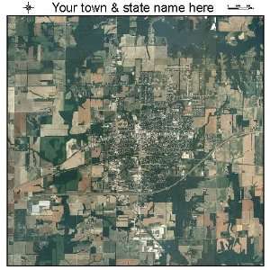    Aerial Photography Map of Olney, Illinois 2011 IL 