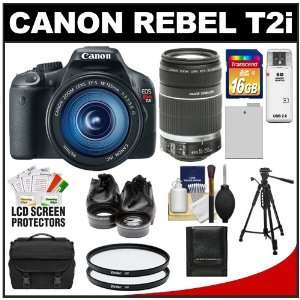  Canon EOS Rebel T2i 18.0 MP Digital SLR Camera Body & EF S 18 